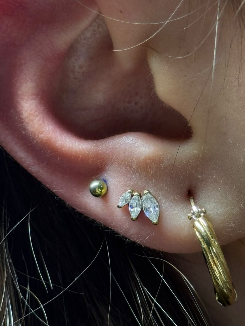 Resultado de perforación — joyería de lujo con diamantes